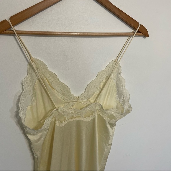 Vintage Lace Trim Sexy Maxi Slip Dress - Picture 7 of 7